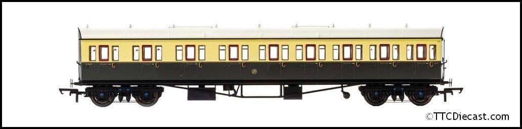 Hornby R4874 GWR, Collett 57' Bow Ended E131 9 Compart / Compo (LH), 6360 *LAST FEW*