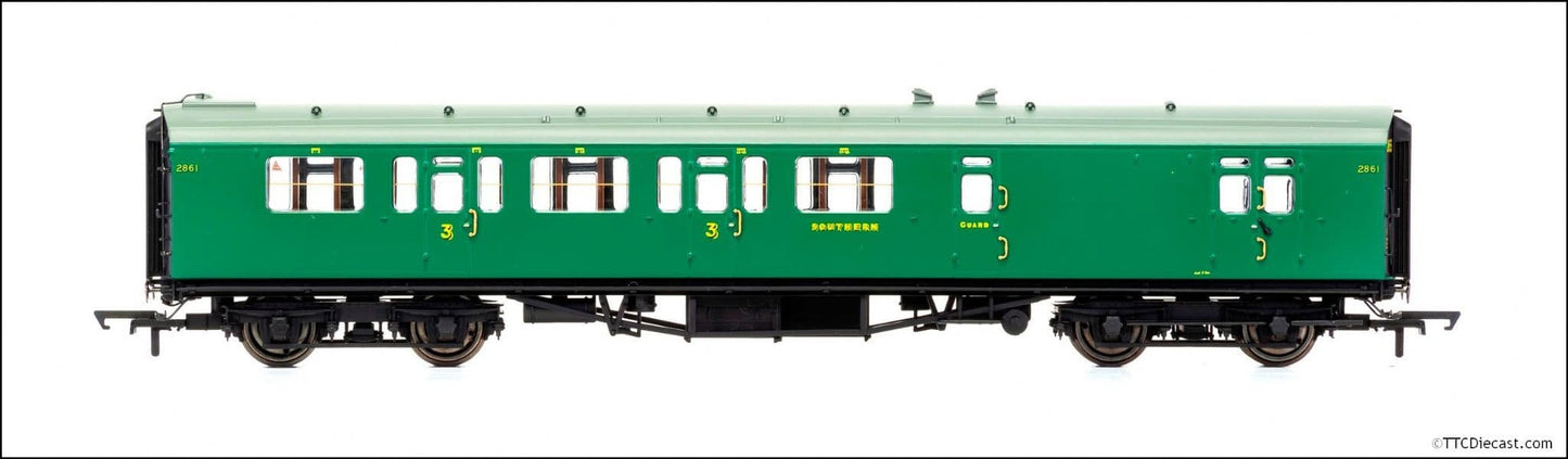 Hornby R4884B SR, Bulleid 59' Corridor Brake Third, 2861 *LAST FEW*