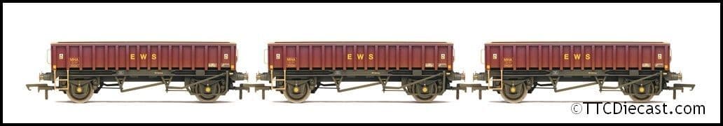 Hornby R60159 MHA Ballast Wagon, Three Pack, EWS - Era 9, OO Gauge *LAST FEW*