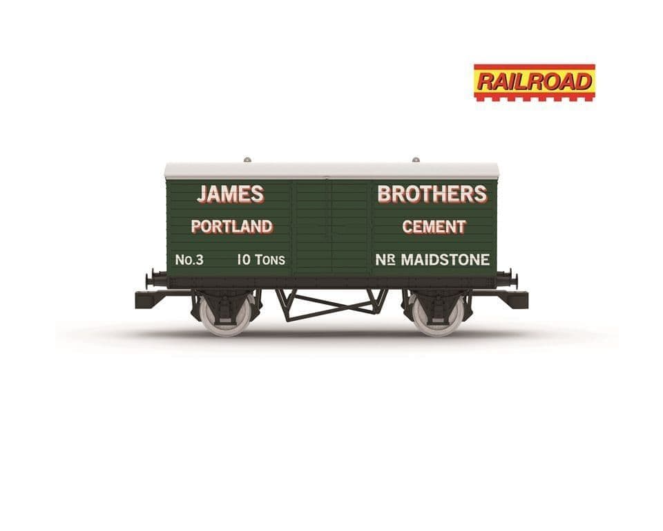 Hornby R60274 RailRoad James Brothers Closed Van, OO Gauge - PRE ORDER £16.19