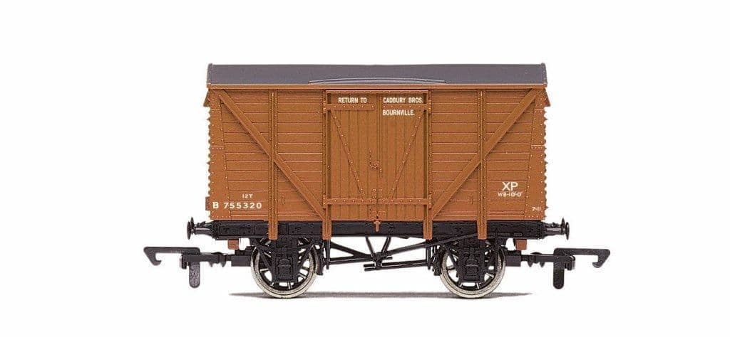 Hornby R60280 BR ex SR Box Van Cadbury B755320, OO Gauge