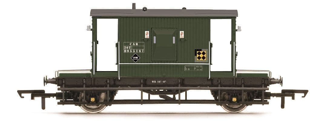 Hornby R60290 BR Brake Van CAR B955167, OO Gauge - PRE ORDER £29.69