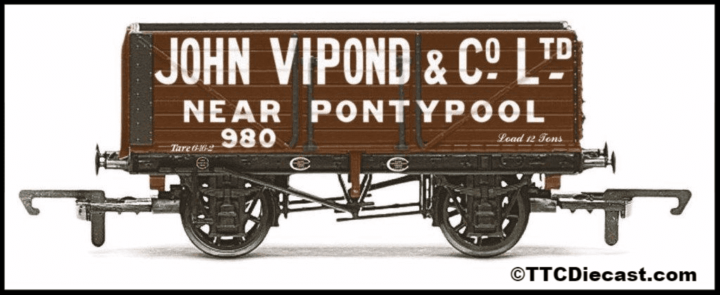 Hornby R6812 7 Plank Wagon 'John Vipond' *LAST FEW*