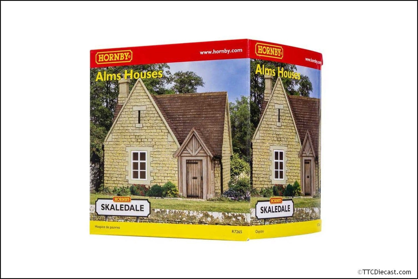 Hornby R7265 Alms Houses, Resin OO Gauge Building