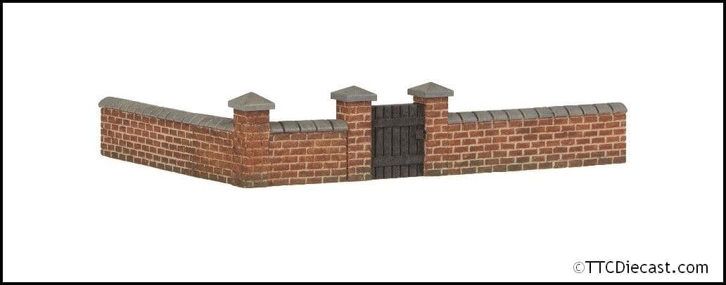 Hornby R7354 Front and Left Hand Victorian Terrace House Garden Wall OO Gauge - PRE ORDER £12.74