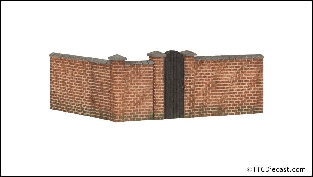 Hornby R7355 Front and Right Hand Victorian Terrace House Garden Wall OO Gauge - PRE ORDER £12.74