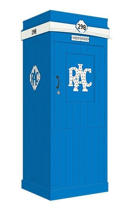 Hornby R9878 RAC Telephone Box OO Gauge