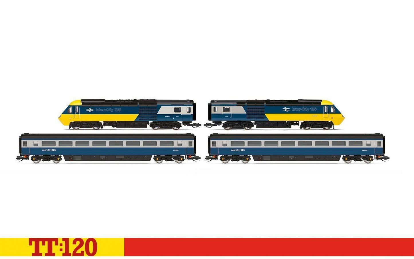 Hornby TT1004M Intercity 125 High Speed Train Set, TT120 Gauge