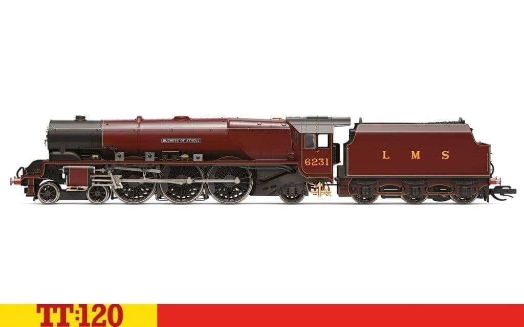 Hornby TT3010M LMS, Princess Coronation, 4-6-2, 6231, 'Duchess of Atholl' - Era 3 TT120 Gauge