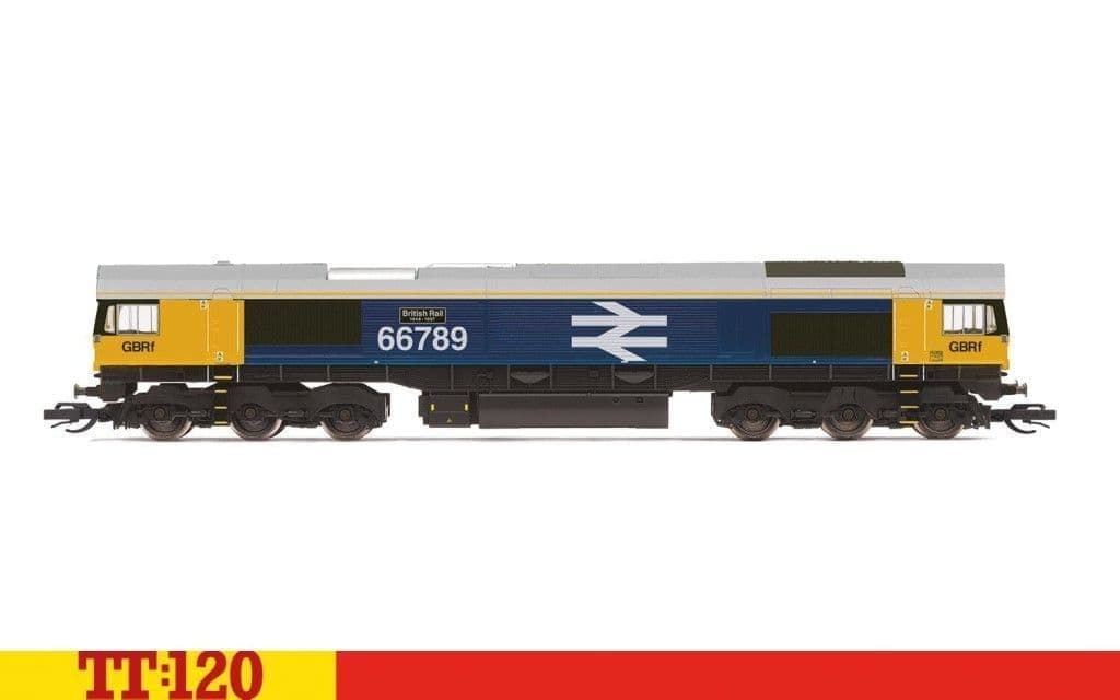 Hornby TT3020M GBRf, Class 66, 66789, 'British Rail 1948-1997', Era 11, TT Gauge