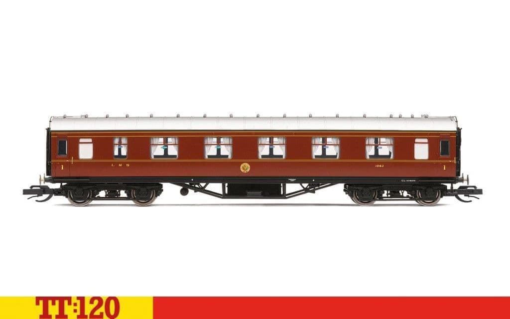 Hornby TT4007 LMS 57' Corridor First, 1062 - Era 3 TT Gauge