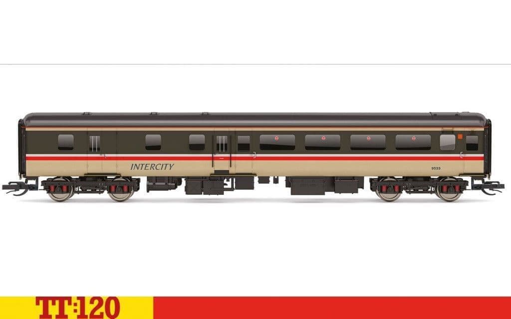 Hornby TT4022 BR Intercity, Mk2F Brake Standard Open, M9534 - Era 8 TT Gauge