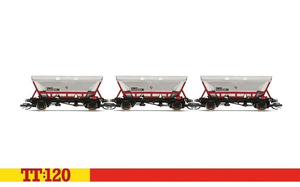 Hornby TT6036 EWS HFA Hopper Triple Pack with Canopy 1/120 Scale *PRE ORDER £72.89*