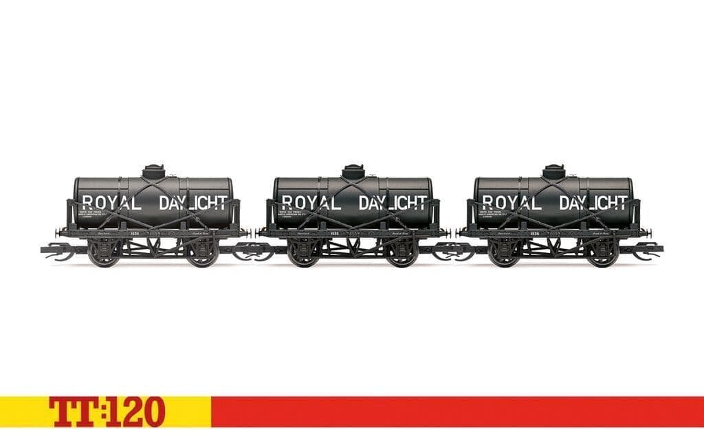 Hornby TT6046 Royal Daylight 12T Tank Wagon Triple Pack 1534-1535-1536 1/120 Scale *PRE ORDER £72.89*