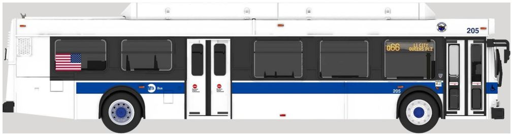 Iconic Replicas 870646 New Flyer C40LF Transit Bus: MTA New York City 1:87 Scale *PRE ORDER £50.39*