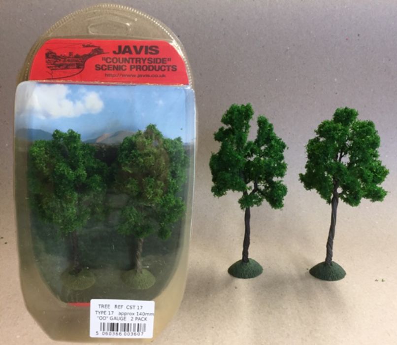 Javis CST17 Countryside Trees *2 (140mm) - 00 Gauge