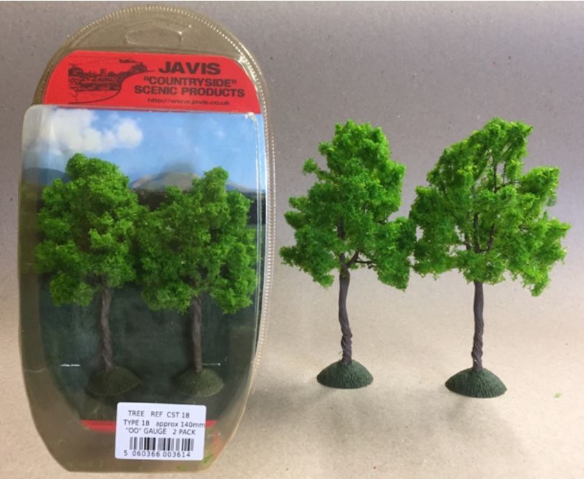 Javis CST18 Countryside Trees *2 (140mm) - 00 Gauge