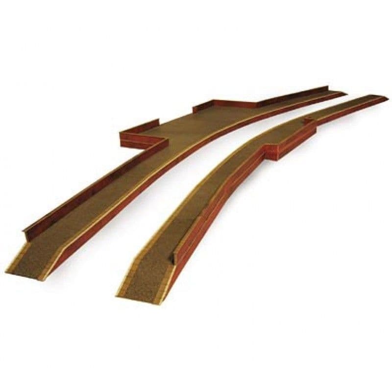 Metcalfe PN110 N Gauge Platform - Red Brick