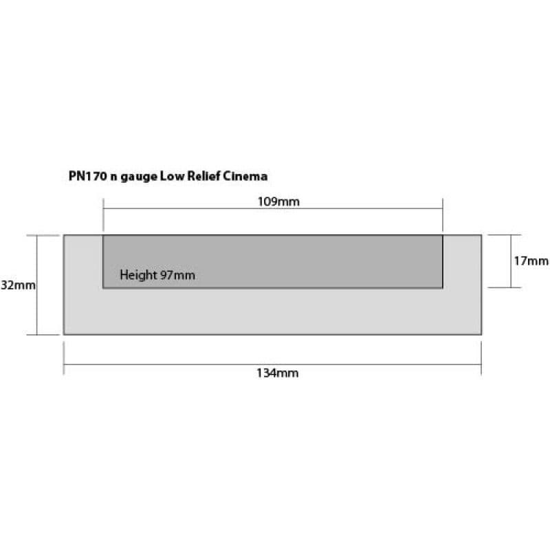 Metcalfe PN170 N Gauge L/R Cinema