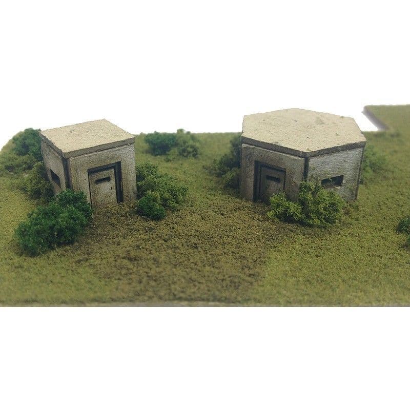 Metcalfe PN820 N Gauge Pillboxes - LAST FEW - Item Discontinued