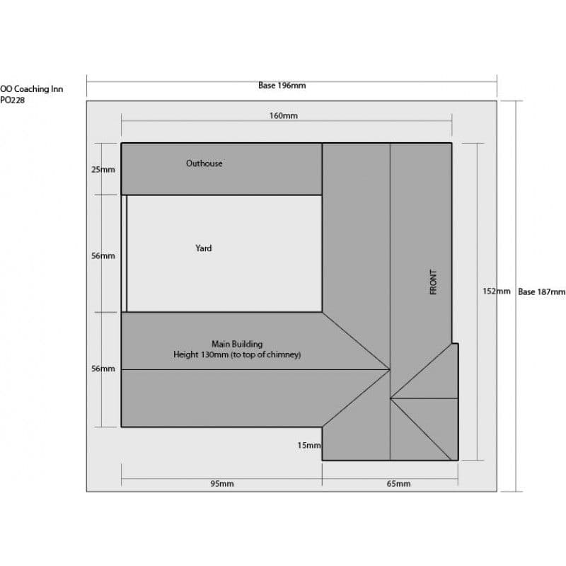 Metcalfe PO228 00/H0 Scale Coaching Inn