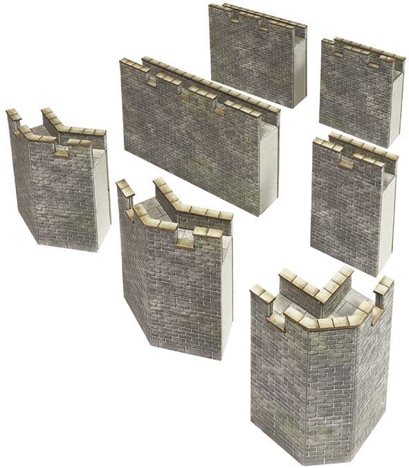 Metcalfe PO293 Castle Curtain Walls OO Gauge