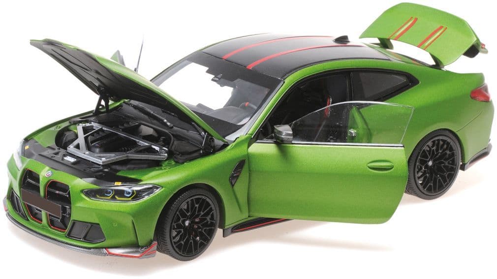 Minichamps 110 023020 Bmw M4 Csl, 2023, Matt Green Metallic 1:18 Scale *PRE ORDER £187.84*