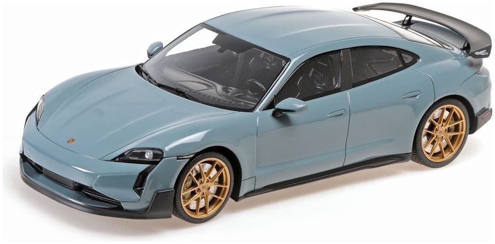 Minichamps 117 069400 Porsche Taycan Turbo Gt, 2024, Green 1:18 Scale *PRE ORDER £178.49*