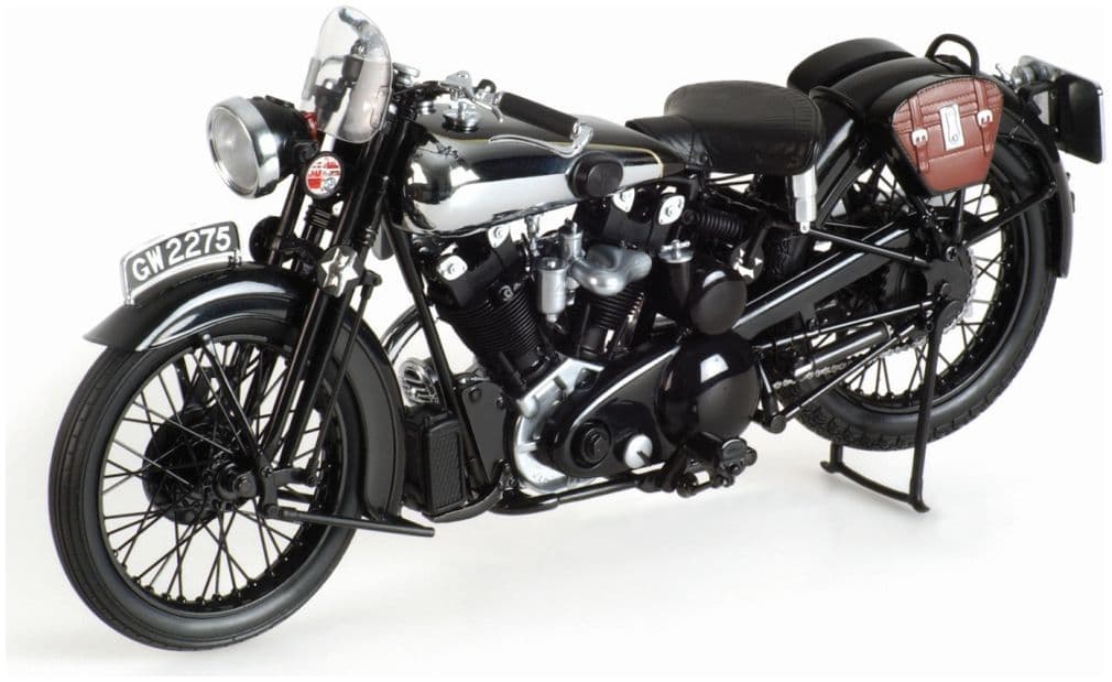Minichamps 122 135500 Brough Superior Ss 100 'T.E. Lawrence' 1932, Black 1:12 Scale *PRE ORDER £200.59*