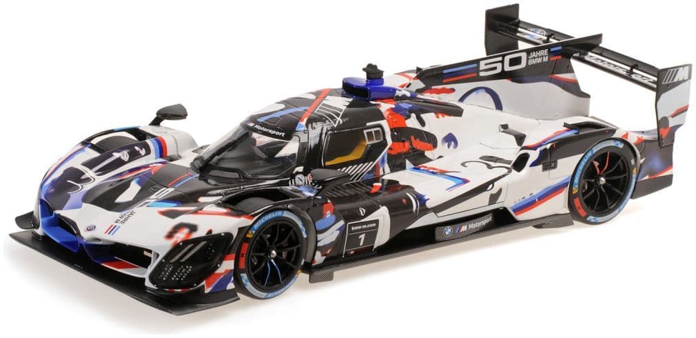 Minichamps 155 232001 Bmw M Hybrid V8 Lmdh, 2023, Camouflage 1:18 Scale *PRE ORDER £124.94*