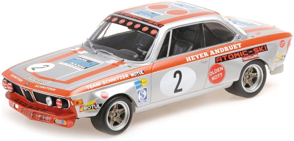 Minichamps 155 722702 Bmw 2800 Cs 1972 Fitzpatrick/Heyer N?rburgring 1:18 Scale *PRE ORDER £116.44*