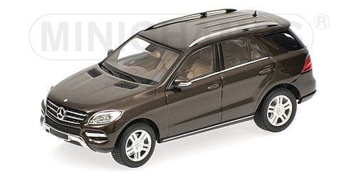 Minichamps 400 030101, Mercedes M Class 2011, Brown Metallic, LAST ONE.