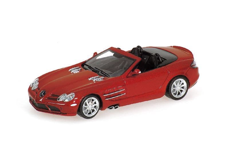Minichamps 400 037131, Mercedes Slr Mclaren Roadster 2007, Red, LAST FEW.