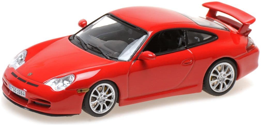 Minichamps 400 062027 Porsche 911 Gt3, 2003, Red, Sport Auto 1:43 Scale *PRE ORDER £62.89*