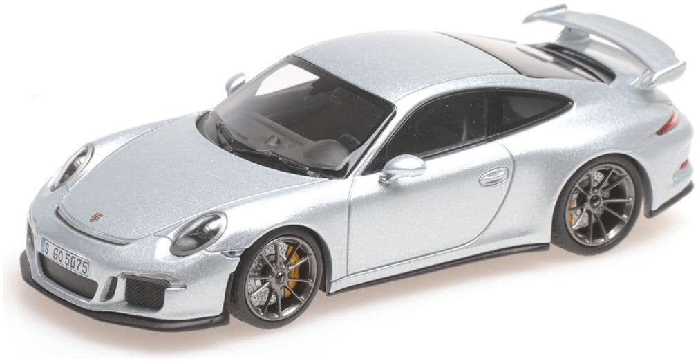 Minichamps 410 062025 Porsche 911 (991) GT3 2012, Silver, Sport Auto 1:43 Scale *PRE ORDER £62.89*
