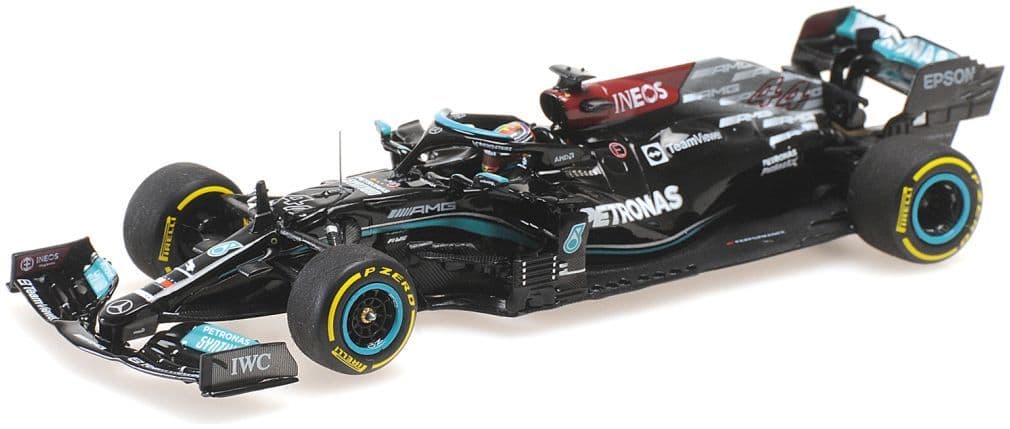 Minichamps 410 212144 Mercedes-Amg W12 E Performance 2021 L. Hamilton Qatar Gp Winner 1:43 Scale *PRE ORDER £71.39*
