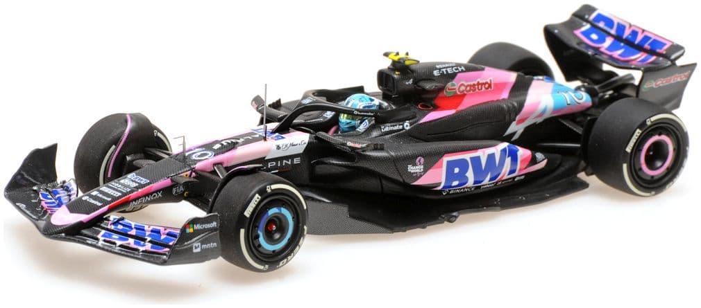 Minichamps 417 240110 Bwt Alpine F1 Team A524, Pierre Gasly 2024 1:43 Scale *PRE ORDER £73.09*