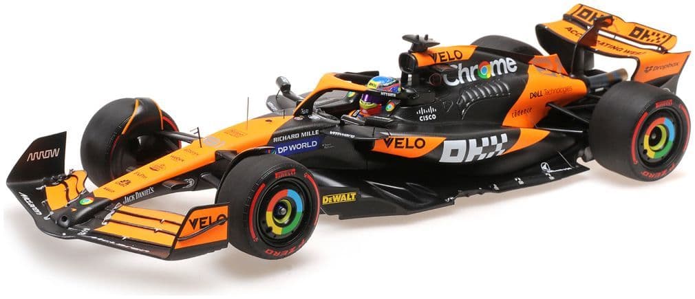 Minichamps 537 241981 Mclaren Formula 1 Team Mcl38 Oscar Piastri, Miami Gp 2024 1:18 Scale *PRE ORDER £181.89*