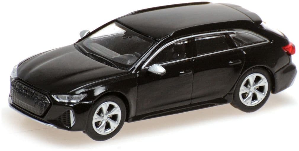 Minichamps 870 010014 Audi Rs 6 Avant, 2019, Black Metallic 1:87 Scale *PRE ORDER £22.94*