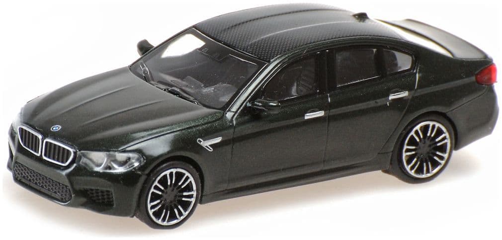 Minichamps 870 028007 Bmw M5, 2018, Green Metallic 1:87 Scale *PRE ORDER £22.94*
