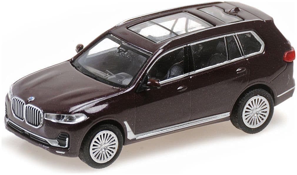 Minichamps 870 029304 Bmw X7, 2019, Dark Red Metallic 1:87 Scale *PRE ORDER £24.64*