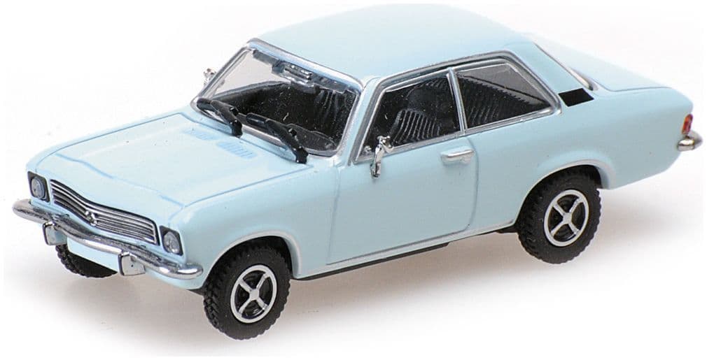 Minichamps 870 040001 Opel Ascona, 1970, Light Blue 1:87 Scale *PRE ORDER £22.94*
