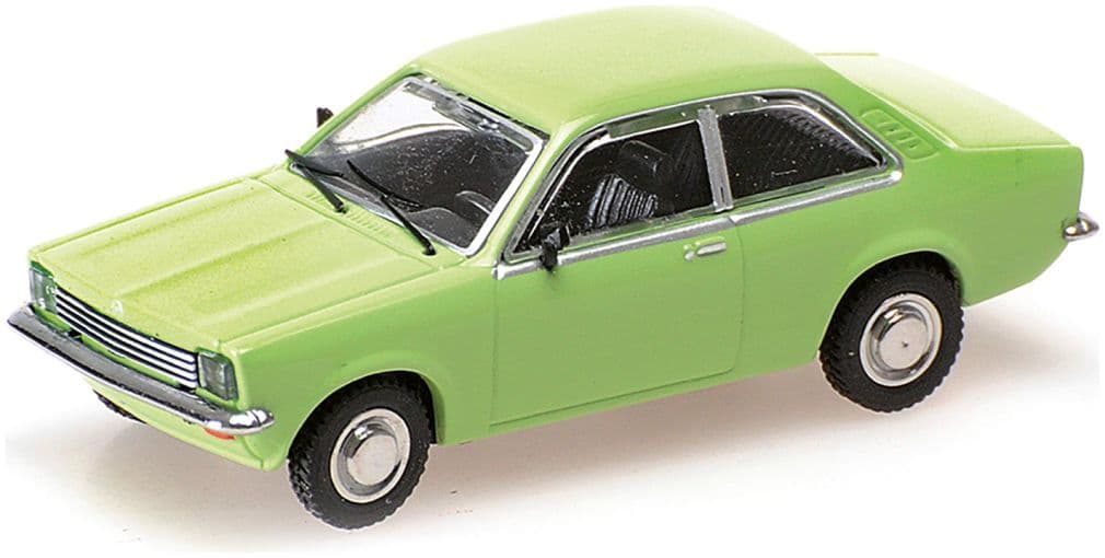 Minichamps 870 040104 Opel Kadett Saloon, 1973, Light Green 1:87 Scale *PRE ORDER £22.94*