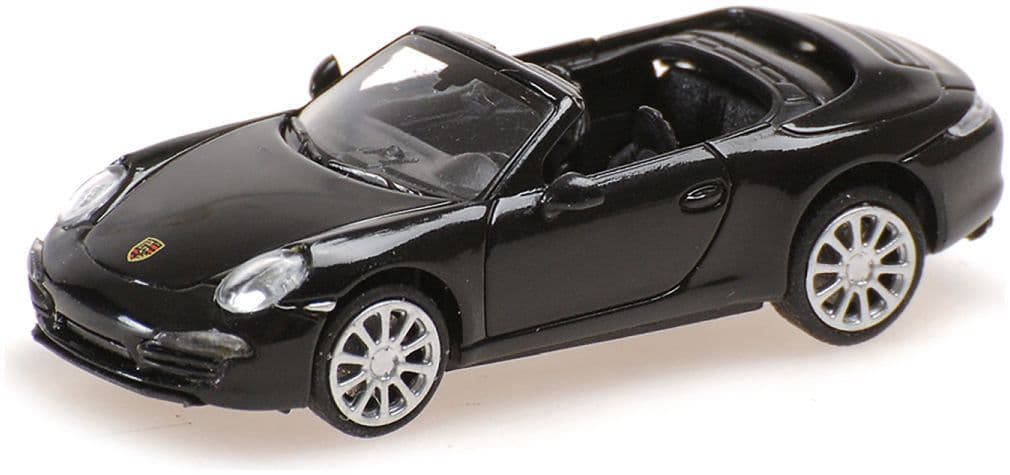 Minichamps 870 068031 Porsche 911 Cabriolet, 2013, Black 1:87 Scale *PRE ORDER £22.94*