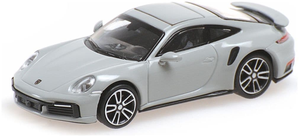 Minichamps 870 069072 Porsche 911 (992) Turbo S, 2020, Grey 1:87 Scale *PRE ORDER £22.94*