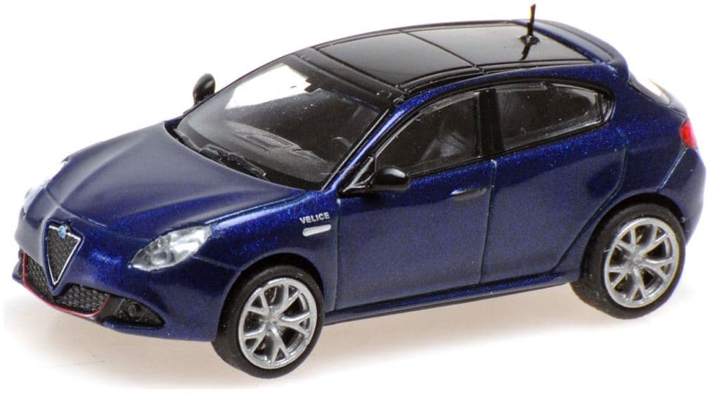 Minichamps 870 120006 Alfa Romeo Gulietta Veloce 2017, Blue 1:87 Scale *PRE ORDER £22.94*