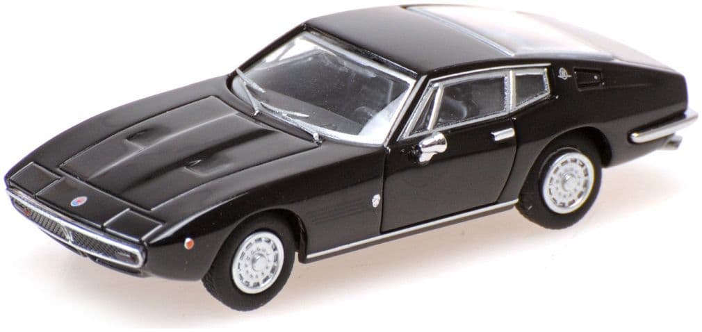 Minichamps 870 123022 Maserati Ghibli Coupe, 1969, Black 1:87 Scale *PRE ORDER £22.94*