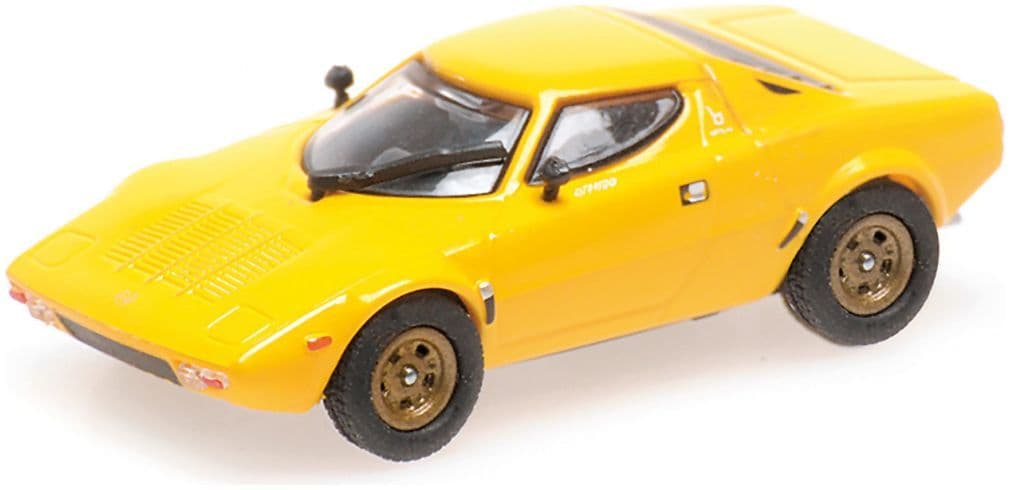 Minichamps 870 125020 Lancia Stratos, 1974, Yellow 1:87 Scale *PRE ORDER £22.94*
