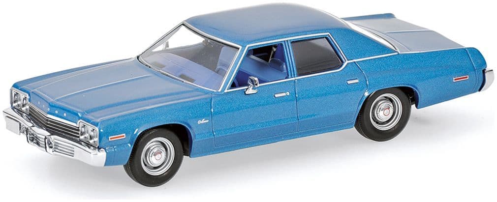 Minichamps 870 144100 Dodge Monaco, 1974, Blue Metallic 1:87 Scale *PRE ORDER £22.94*