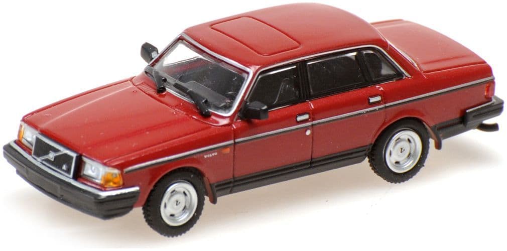 Minichamps 870 171402 Volvo 240 Gl, 1986, Dark Red Metallic 1:87 Scale *PRE ORDER £22.94*